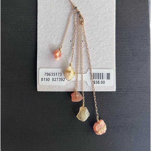 NWT Ariana Ost Dripping Stones Ear Party by Free People - Picture 2 of 3